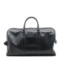 コーチ ボストンバッグ ブラック 極美品】COACH（コーチ） ボストンバッグ レザー ブラック 2WAY