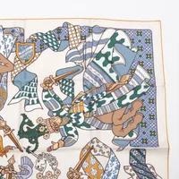 エルメス HERMES カレ　90 Duels Oniriques 夢見る決闘 エルメス カレ90 DUELS ONIRIQUES 夢見る決闘 スカーフ シルク