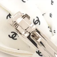 【25A新作】CHANEL ロゴリボンバレッタ 総柄ココマーク入り CHANEL - 値下げ！新品 新作 シャネル ロゴリボンバレッタ 黒
