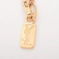 正規 サンローラン イヴ・サンローラン ラインストーン ネックレス 美品】 Yves Saint Laurent YSL イヴサンローラン ネックレス