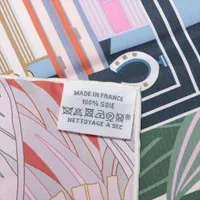 エルメス カレ90ダブルフェイス Les Douze Leopards 12頭の