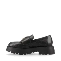シャネル　ネイビー　マトラッセ　ローファー CHANEL - 【返品可】CHANEL シャネル ターンロック マトラッセ