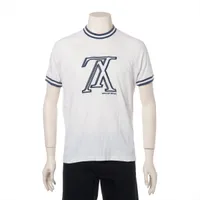 ヴィトン 18AW コットン Tシャツ M メンズ ホワイト RM182M