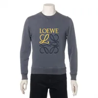 ロエベ アナグラム コットン スウェット XXS メンズ グレー