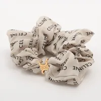 セリーヌ レイユール シュシュ シルク ベージュ A3614071｜中古