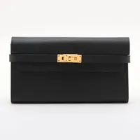 ❤お得なお品❤ケリーウォレット ミディアム ボルドー エルメス 長財布 A刻印 ❤お得なお品❤ケリーウォレット ミディアム ボルドー エルメス