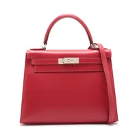 m*e様 ケリーバングル ルージュアッシュ シルバー エルメス HERMES エルメス ケリーエラン ルージュアッシュ マダム シルバー金具