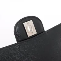 シャネル A01112 21番 黒 ﾗﾑ ｼﾙﾊﾞｰ金具 Wﾌﾗｯﾌﾟ ﾏﾄﾗｯｾ25 CHANEL（シャネル） A01112 21番 黒 ラム シルバー金具 Wフラップ