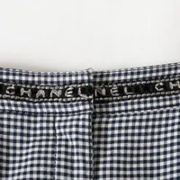 シャネル コットン パンツ 42 レディース ネイビー P53371V28957  