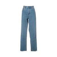 GUCCI ブルーストレートデニム グッチ 24AW コットン×ポリウレタン デニムパンツ 26 レディース
