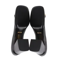 グッチ ホースビット レザー パンプス 38.5 レディース ブラック