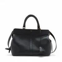 セリーヌ ミディアムカバ ドゥフランス レザー 2WAYハンドバッグ