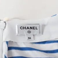 CHANEL サイズ　36　グレー Chanel Authentic Women's T-shirt Cotton Nylon Black White