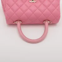 シャネル 24P ウエストポーチ キャビアスキン ピンク BOY CHANEL シャネル コインケース 財布 ハーフムーン ボーイ