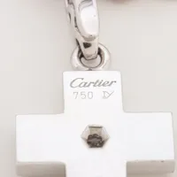 カルティエ スパルタカス ダイヤ チャーム ブレスレット 750(WG) 18.9g