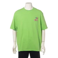 【セール】ロエベ☆アナグラム刺繍 コットンTシャツ☆HSM1Y22J03 ロエベ アナグラム コットン Tシャツ M メンズ ライトグリーン