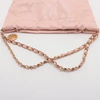 シャネル シャネル22 スモール シャイニーカーフスキン チェーン
