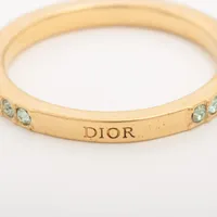 ディオール DIOR CODE ディオール コード リング S GP ゴールド