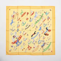 エルメス カレ90 Raconte moi Le Cheval お馬の話をして スカーフ