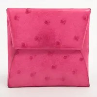エルメス　バスティア　コインケース　ピンク　箱付き 美品】エルメス バスティア コインケース/小銭入れ