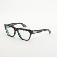 クロムハーツ メガネ プラスチック 57□19-150 ブラック×シルバー  