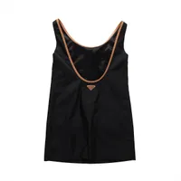 Re-Nylon トライアングルロゴ付き ノースリーブワンピース プラダ RE-NYLON トライアングルロゴ ワンピース ノースリーブ