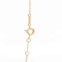 ティファニー バイザヤード 1P ダイヤ ネックレス 750(YG) 1.7g 直径約