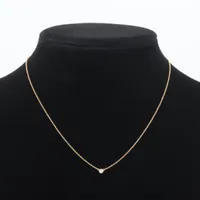 ティファニー バイザヤード 1P ダイヤ ネックレス 750(YG) 1.7g 直径約