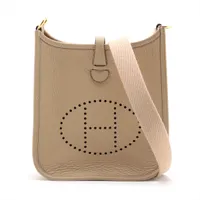 VINTAGE★HERMES エブリン16 TPM トリヨンクレマンス ★Sランク エルメス エブリン16 TPM トリヨンクレマンス ゴールド ゴールド