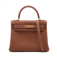 エルメス ケリー35 トゴ ゴールド シルバー金具 B:2023年 A2146739