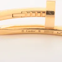 ※R Cartier ジュストアンクル ブレスレット YG サイズ16 ジュストアンクル ブレス #16 WG ダイヤ | CARTIER | LE MIRAIS