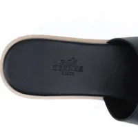 エルメス エズ レザー ウェッジソールサンダル 37 レディース