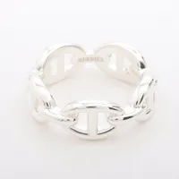 エルメス シェーヌダンクル アンシェネ リング 55 925 6.1g