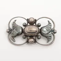 ジョージジェンセン　シルバーブローチ Georg Jensen - ジョージジェンセン ブローチ 239 鳥 トリ