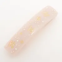 シャネル ココマーク 03P バレッタ レジン ホワイト A3625412