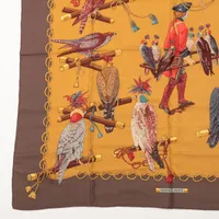 エルメス カレ 90 LES OISEAUX DU ROY 王の鳥たち エルメス カレ90 LES OISEAUX DU ROY 王の鳥たち スカーフ
