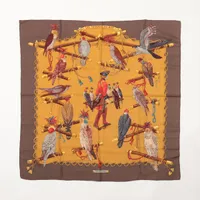 エルメス カレ90 LES OISEAUX DU ROY 王の鳥たち ジャンパー