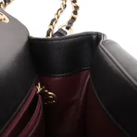 シャネル マトラッセ ラムスキン ダブルフラップ ダブルチェーンバッグ
