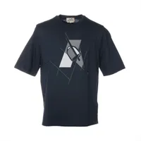 HERMES エルメス Tシャツ・カットソー 紺 XS 4103524N0164 エルメス コットン Tシャツ XS メンズ ネイビー 代理店タグなし