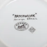 エルメス 絵皿 パッチワーク HERMES (エルメス) デミタスカップ&ソーサー PATCHWORKパッチ