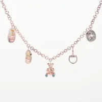 GUCCI グッチ テディベア マルチチャーム ネックレス SV925 GUCCI グッチ テディベア マルチチャーム ネックレス SV925