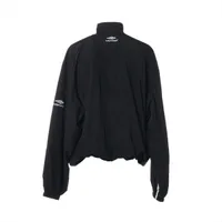 バレンシアガ 23AW コットン ブルゾン XS メンズ ブラック 763436