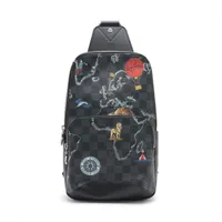 極美品 ルイヴィトン ダミエ アンフィニ アヴェニュー スリングバッグ ヴィトン ダミエ ・グラフィット アヴェニュースリングバッグ N40237