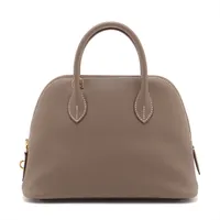 【新品未使用】エルメス　ボリード1923-25 ミニ　2024年製 エルメス ボリード1923 25 ヴォーエプソン エトゥープ ゴールド