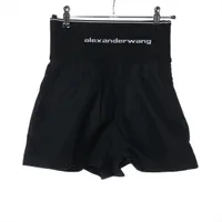 【るい】アレキサンダーワン　ロゴサファリショーツ　XS ブラウン Alexander Wang】 アレキサンダーワン サファリショーツ