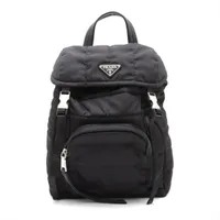極美品✨ プラダ テスート ナイロン リュック バッグパック ブラック PRADA - □美品□ プラダ リュック バッグパック ブラック