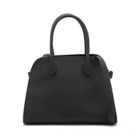 （新色）The Row ソフト マルゴー 15 レザーバッグ Soft Margaux 15 バッグ レザー ブラック – The Row