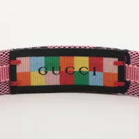 GUCCI GGロゴ カチューシャ　ピンク CHIE YOSHIKAWA | この前りなちゃんと GUCCIのカチューシャつけ