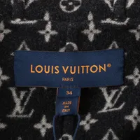 Louis Vuitton ウールコート 34 ベージュ・ブラック Louis Vuitton ウールコート 34 ベージュ・ブラック