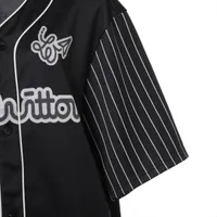 ルイ・ヴィトン LOUIS VUITTON 半袖シャツ 23SS コットン×ポリエステル シャツ RM231 ベースボールシャツ XL ブラック LOUIS VUITTON - ルイヴィトン ベースボールシャツ Lの通販 by